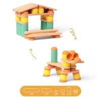 Little Pea_Εκπαιδευτικό Παιχνίδι OPPI Stix Building Game - 60